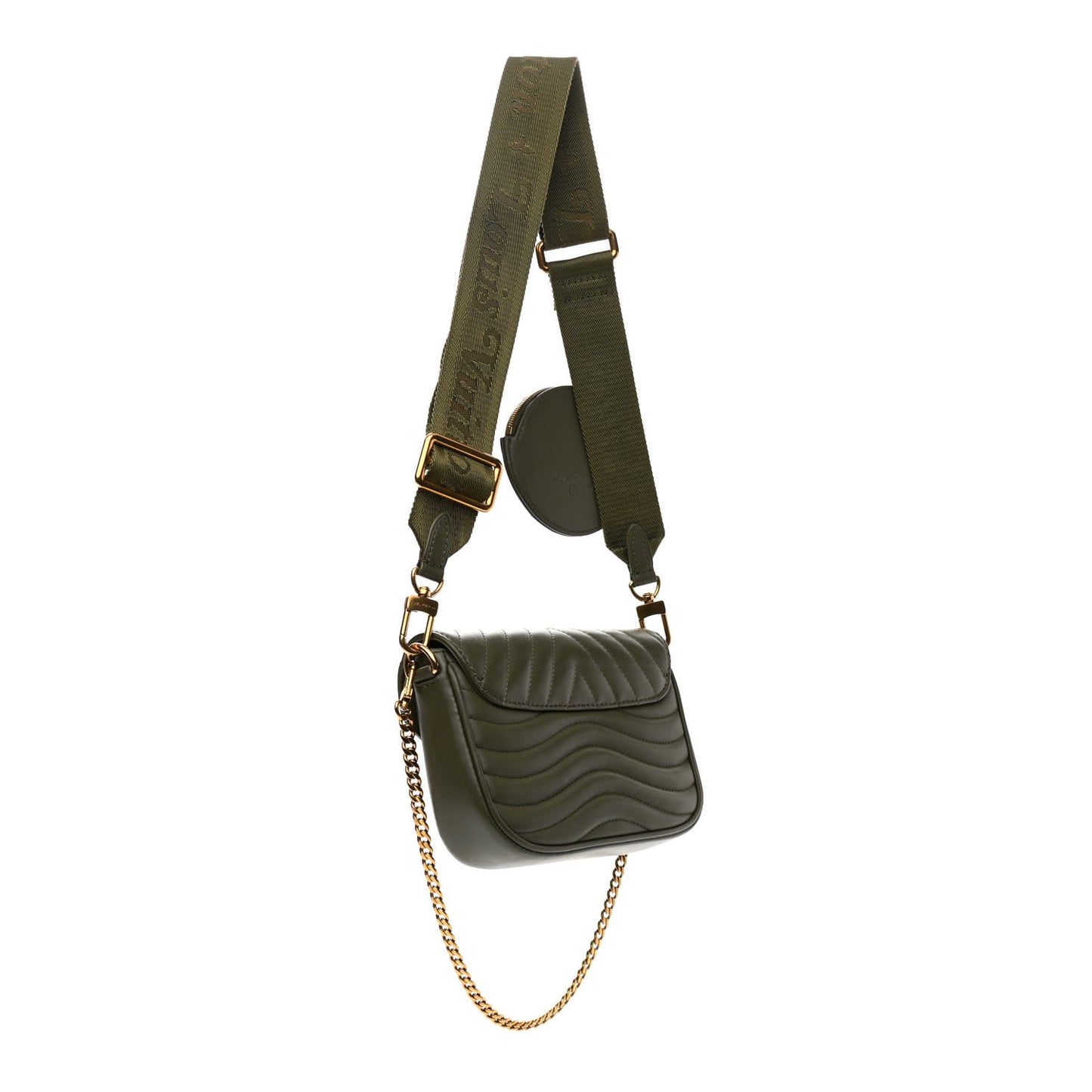 Calfskin New Wave Multi Pochette Kaki