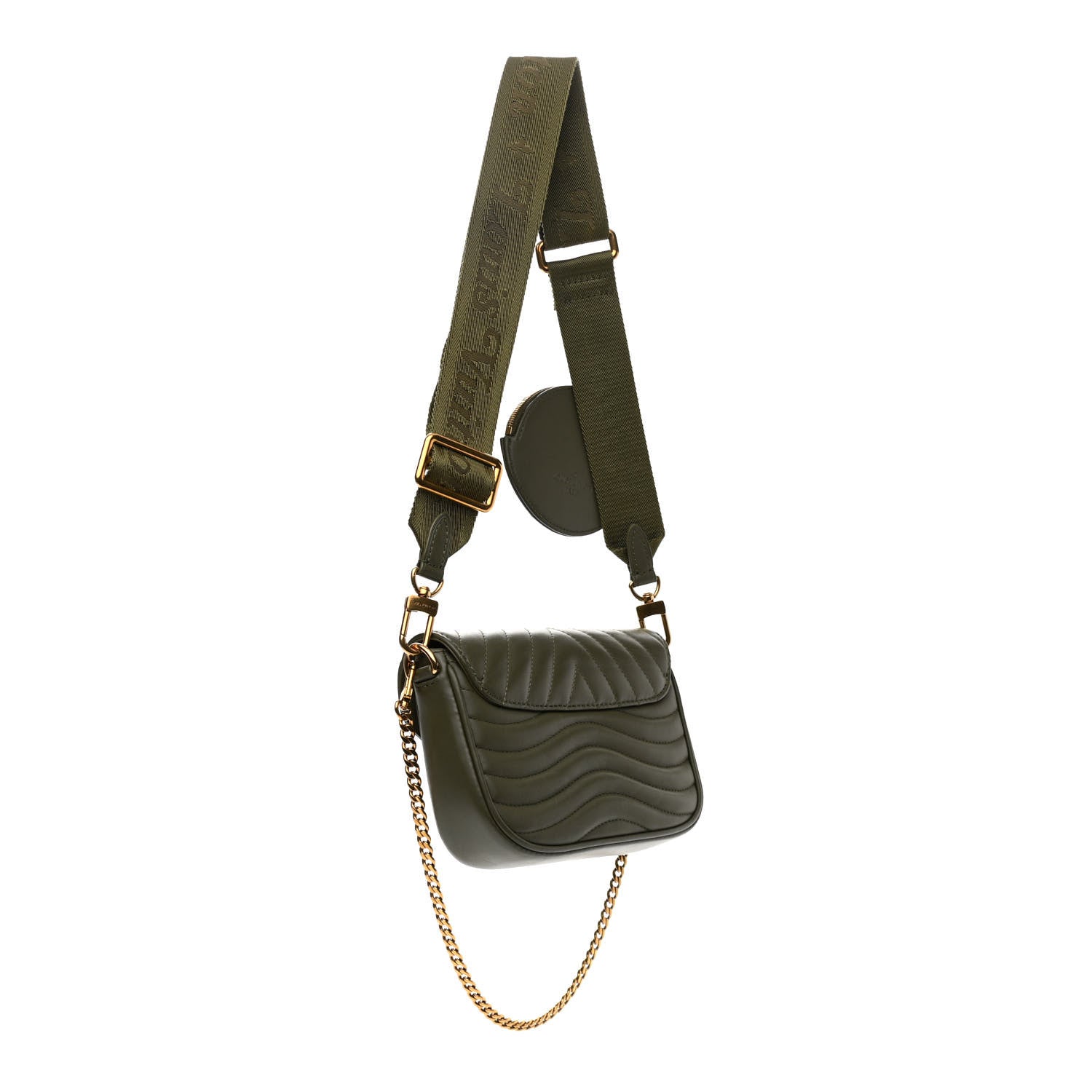 Louis Vuitton Calfskin New Wave Multi Pochette Kaki 3 of 12