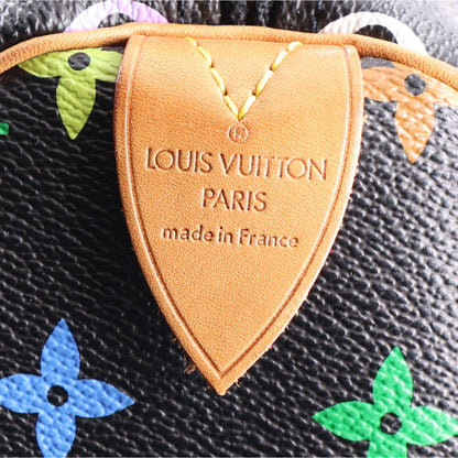 Louis Vuitton Monogram Multicolor Speedy 30 Black 6 of 9