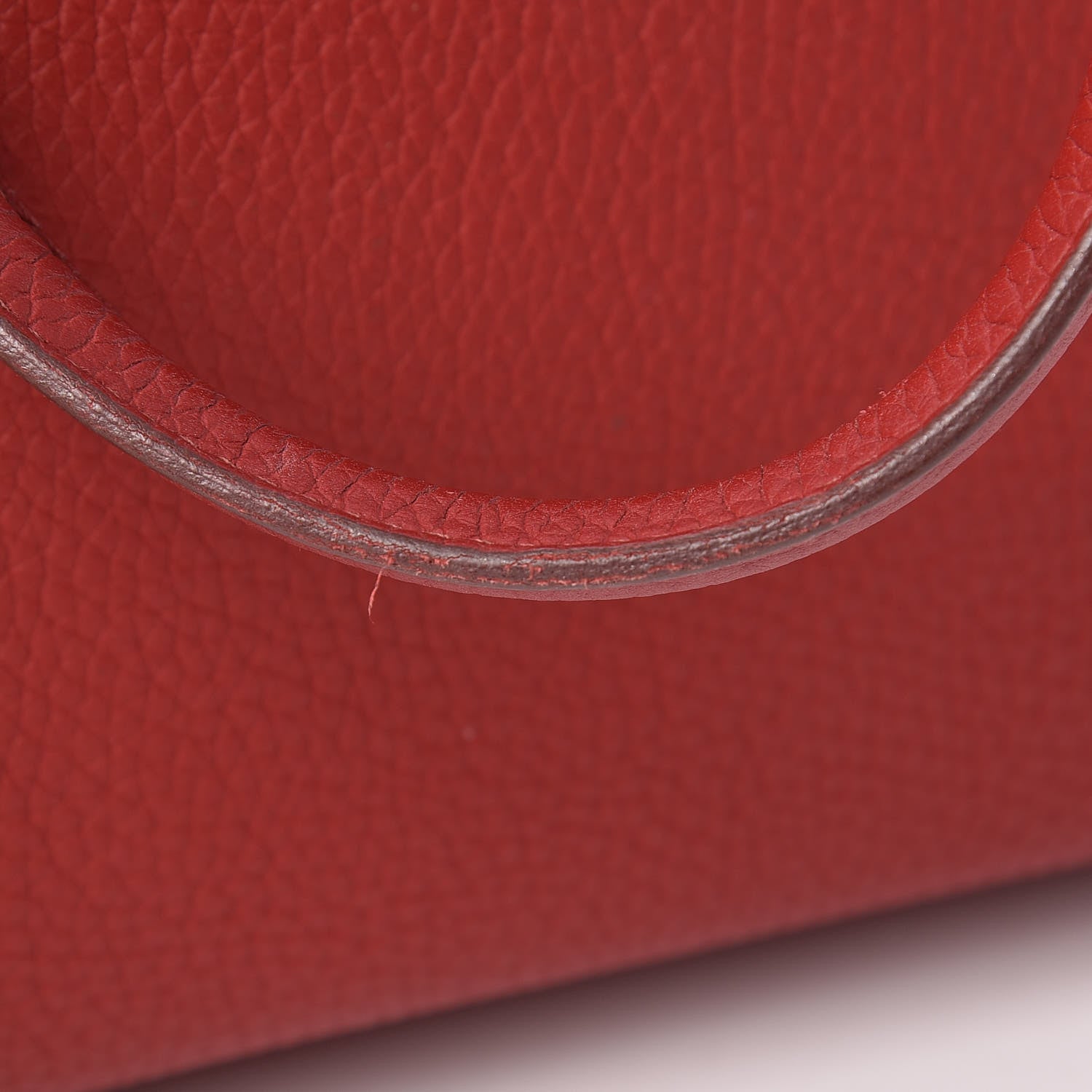 Hermes Taurillon Clemence Victoria II 35 Rouge Garance 13 of 13