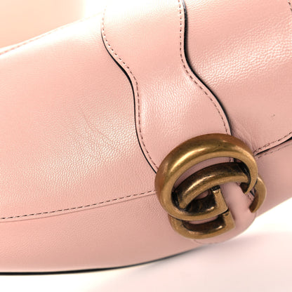 Gucci Malaga Kid Womens GG Marmont Loafers 35 Perfect Pink 9 of 10