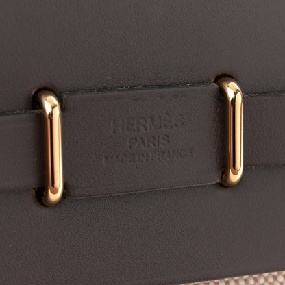 Hermes Military Toile Vache Hunter Herbag Zip Retourne 20 Ecru Beige Ebene 6 of 11