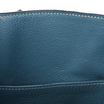 Hermes Togo Bi-Color Kelly Retourne 32 Indigo Blue Jean 16 of 17
