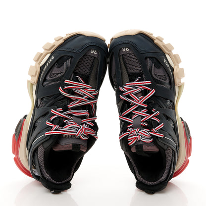 Balenciaga Mesh Nylon Fabric Womens Track Sneakers 36 Black Grey 2 of 10