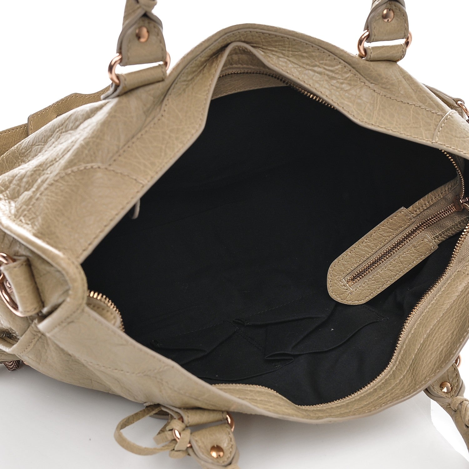 Balenciaga Agneau Giant 12 Rose Gold Hardware City Latte Beige 5 of 7
