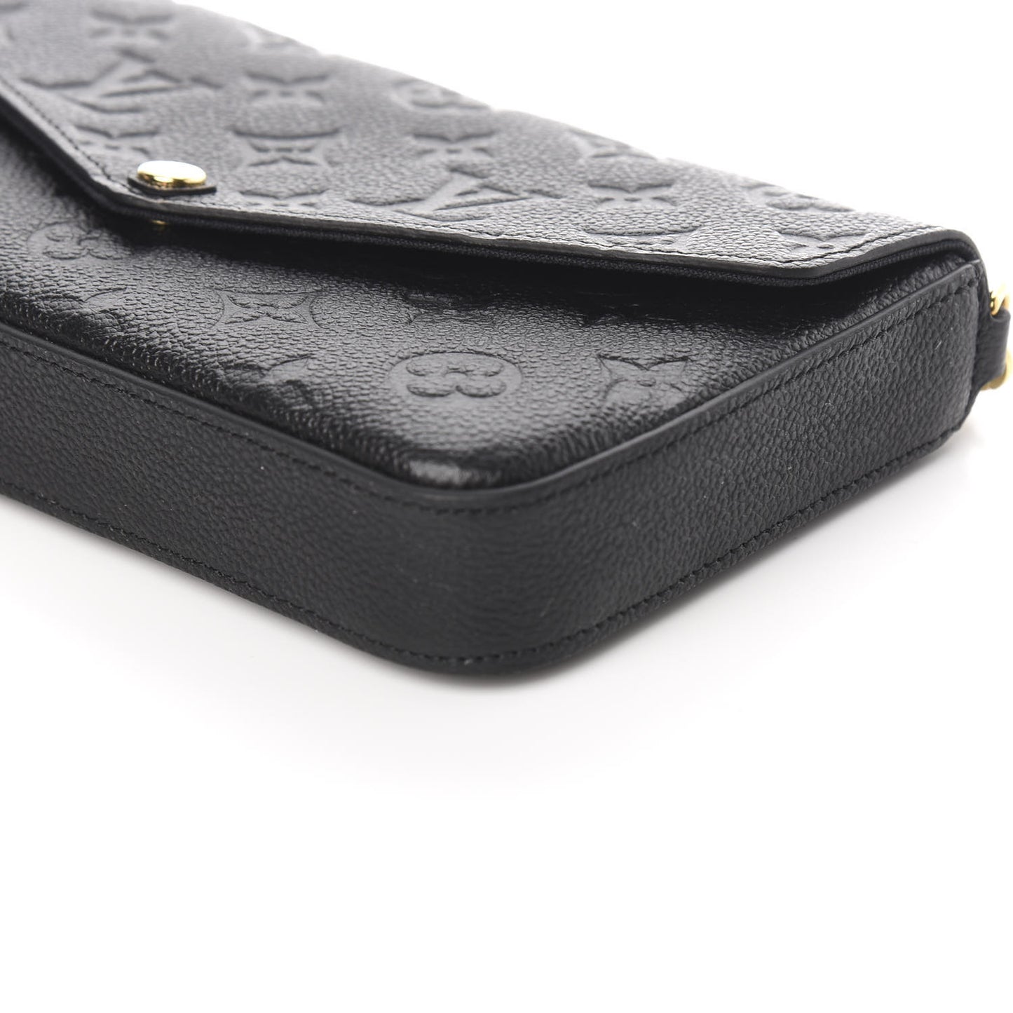 Empreinte Pochette Felicie Chain Wallet Black