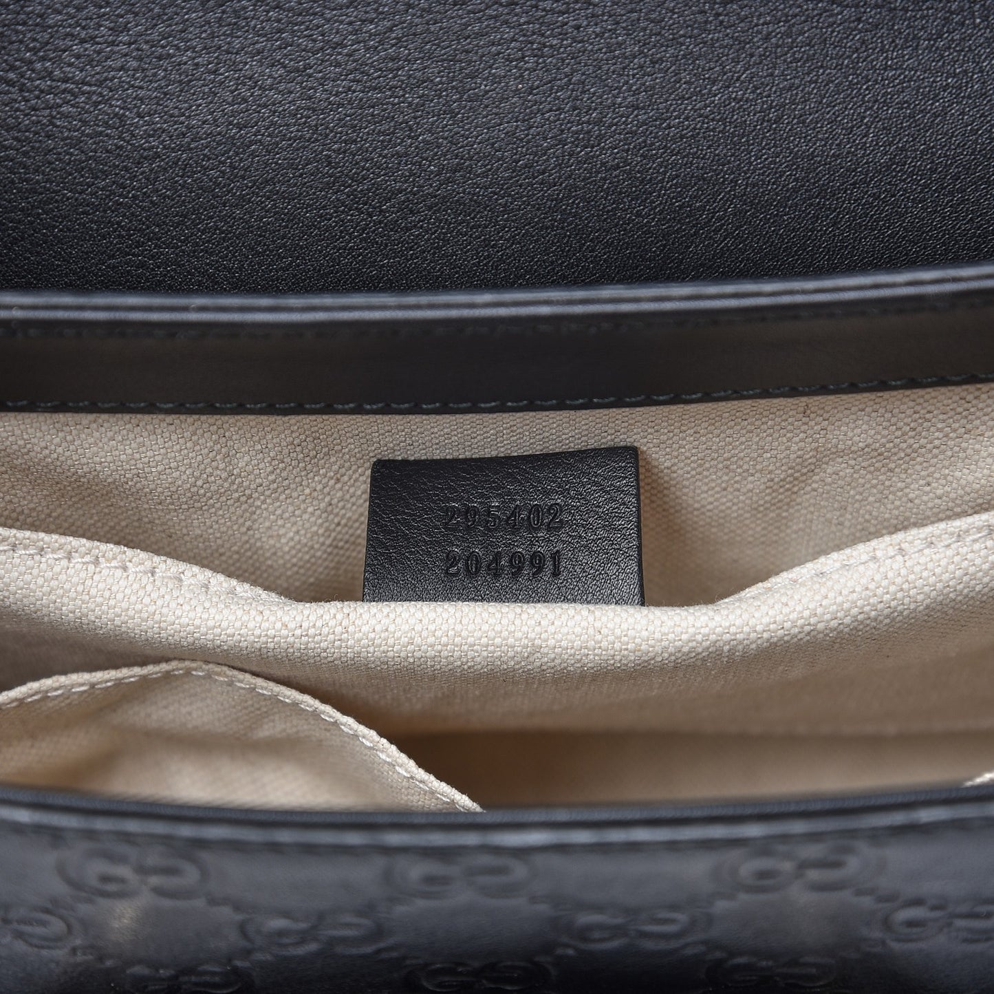 Guccissima Medium Emily Chain Shoulder Bag Black