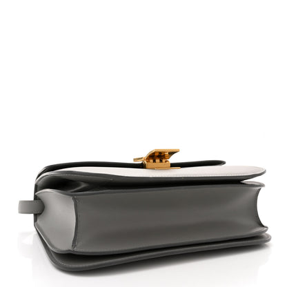 Celine Box Calfskin Medium Classic Box Flap Bag Zinc 4 of 14