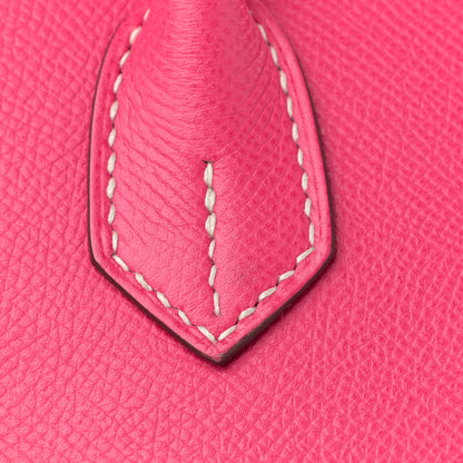 Hermes Epsom Candy Birkin 35 Rose Tyrien Rubis 18 of 19