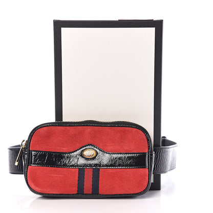 Gucci Suede Patent Ophidia Belted iPhone Case 80 32 Hibiscus Red 9 of 9
