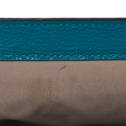 Hermes Chevre Mysore Karo GM Turquoise 9 of 16