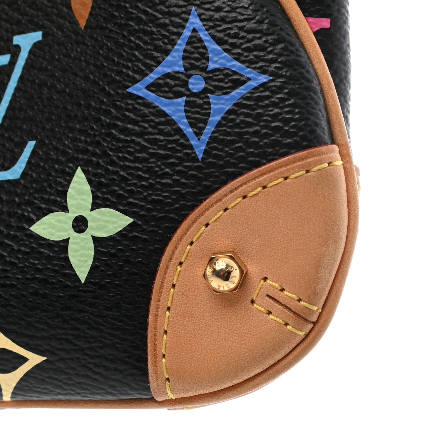 Louis Vuitton Monogram Multicolor Pochette Milla MM Black 10 of 11