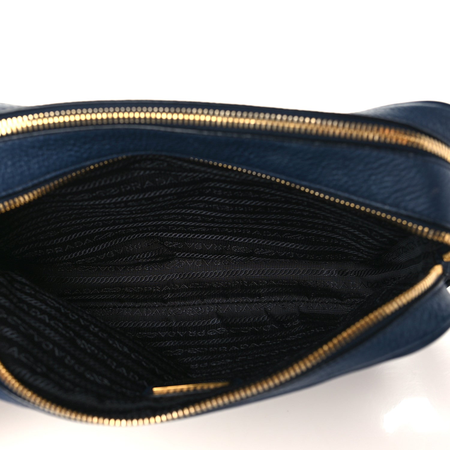 Prada Vitello Phenix Camera Bag Baltico 5 of 10