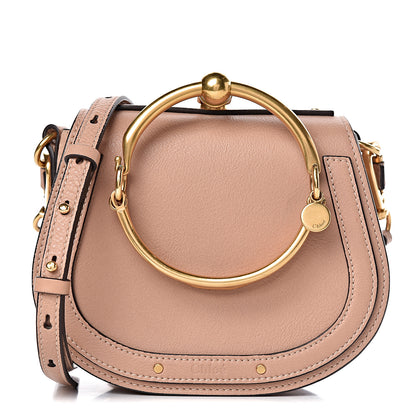 Chloe Calfskin Suede Small Nile Bracelet Bag Biscotti Beige 1 of 13