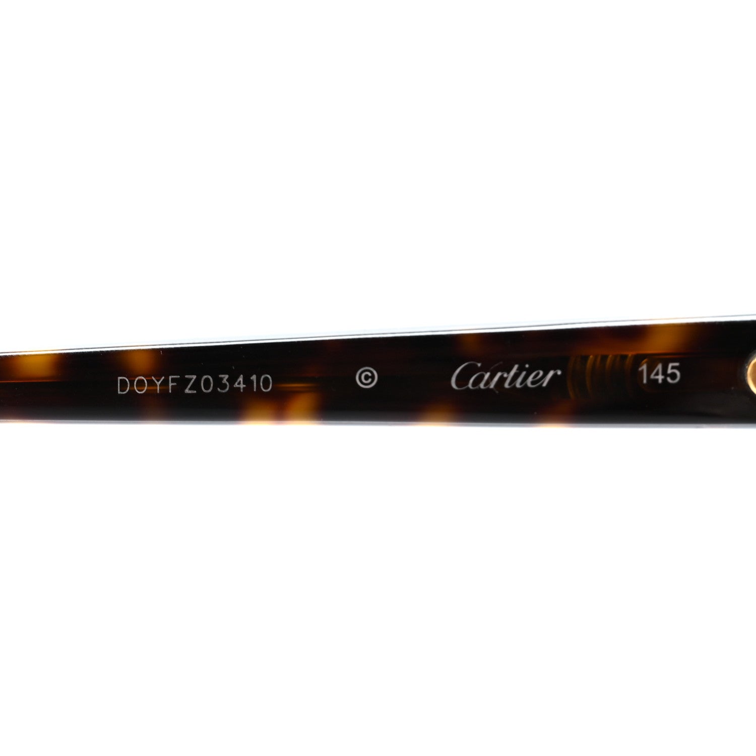 Cartier Acetate C Decor Sunglasses CT0132S Tortoise 5 of 8