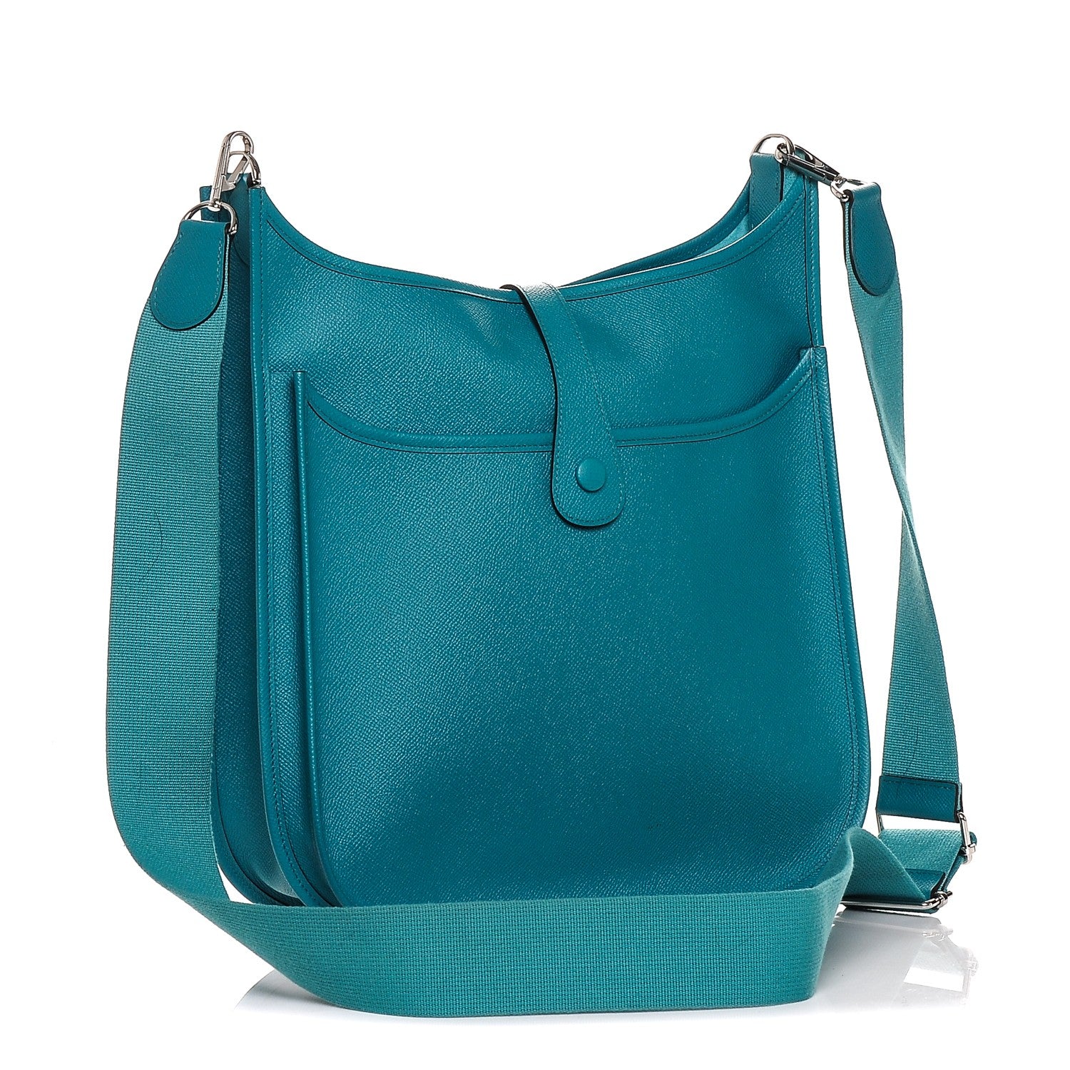 Hermes Epsom Evelyne III GM Bleu Paon 3 of 8