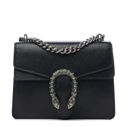 Gucci Calfskin Mini Dionysus Shoulder Bag Black 1 of 11