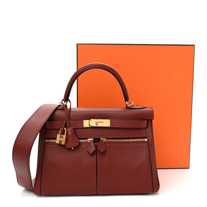 Hermes Swift Lakis Kelly 28 Rouge H 11 of 11