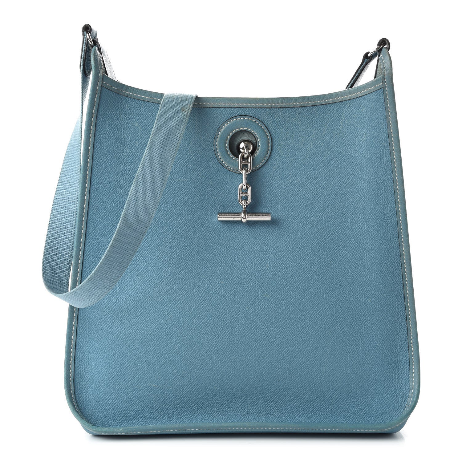 Hermes Epsom Vespa PM Blue Jean 1 of 10