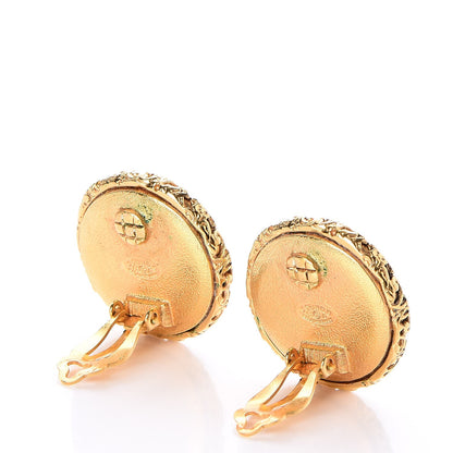Chanel CC Clip On Earrings Gold 3 of 4