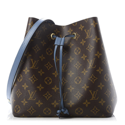 Louis Vuitton Monogram Neonoe MM Blue Jean 1 of 8