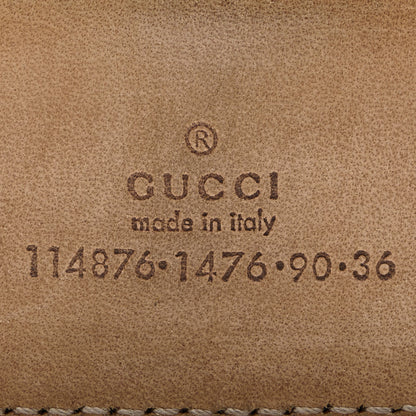 Gucci Monogram Interlocking G Belt 90 36 Dark Brown 5 of 6