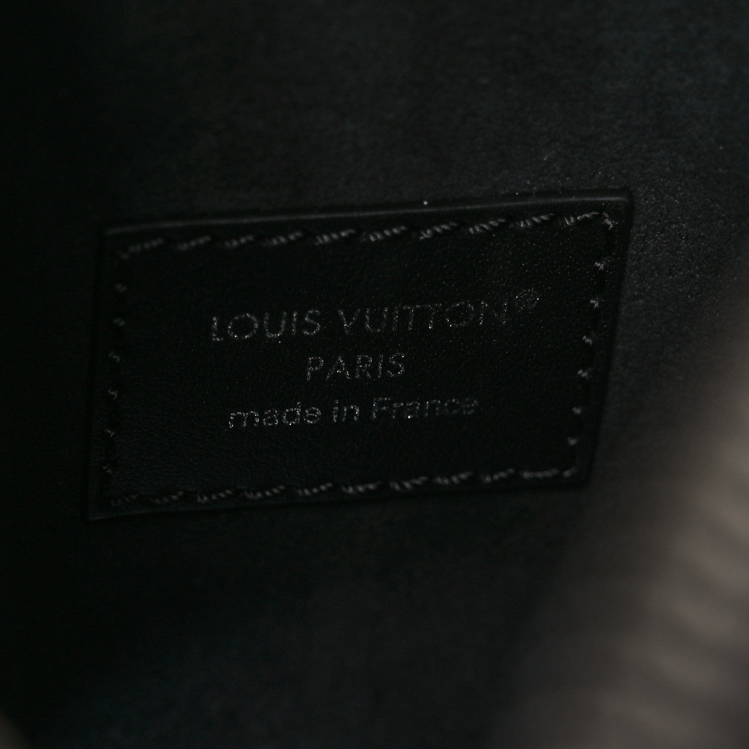Louis Vuitton Calfskin Debossed Monogram Side Trunk Black 6 of 11