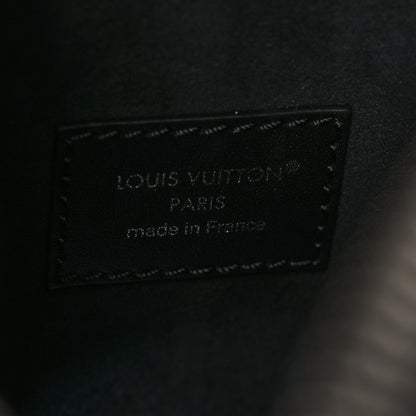 Louis Vuitton Calfskin Debossed Monogram Side Trunk Black 6 of 11
