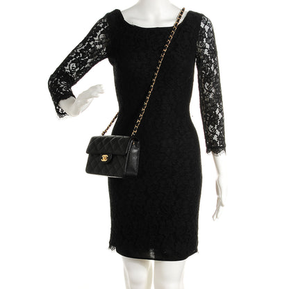 Chanel Caviar Quilted Mini Square Flap Bag Black 2 of 9