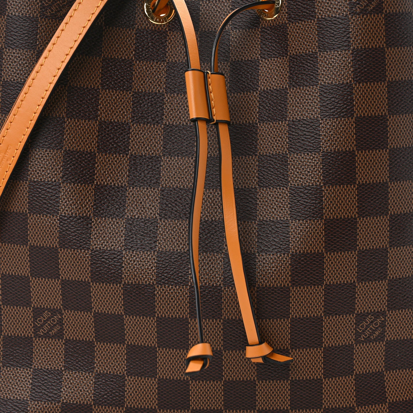 Damier Ebene Neonoe MM Safran