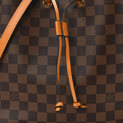 Louis Vuitton Damier Ebene Neonoe MM Safran 8 of 14
