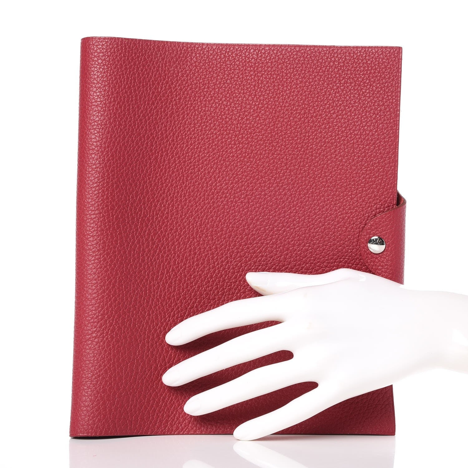Hermes Togo Ulysse MM Notebook Cover Rubis 2 of 7