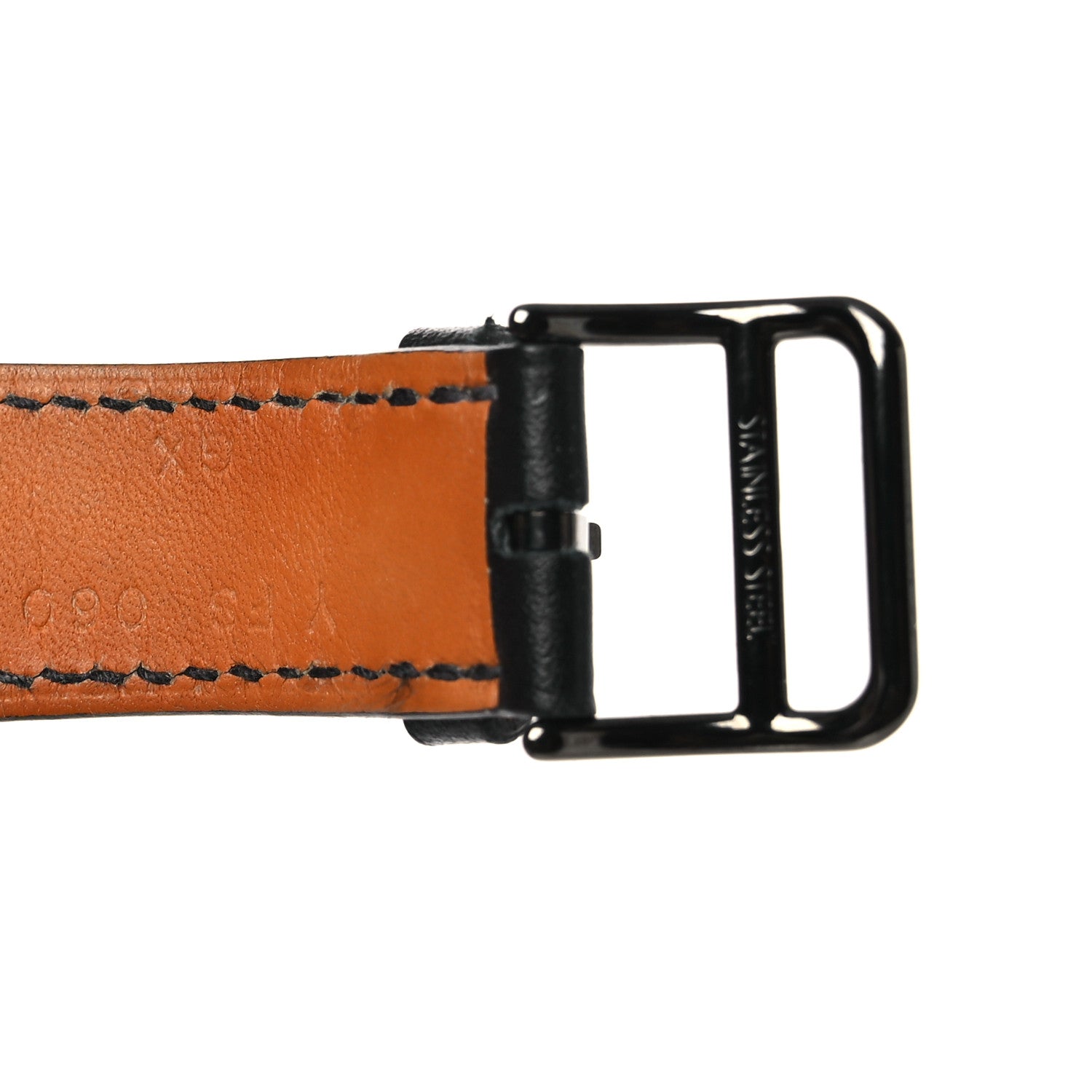 Hermes Swift Cavalleria Print 41mm Apple Watch Double Tour Strap Black 6 of 6