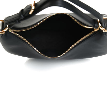 Fendi Vitello Grace Matte Small Fendigraphy Hobo Bag Black 5 of 15