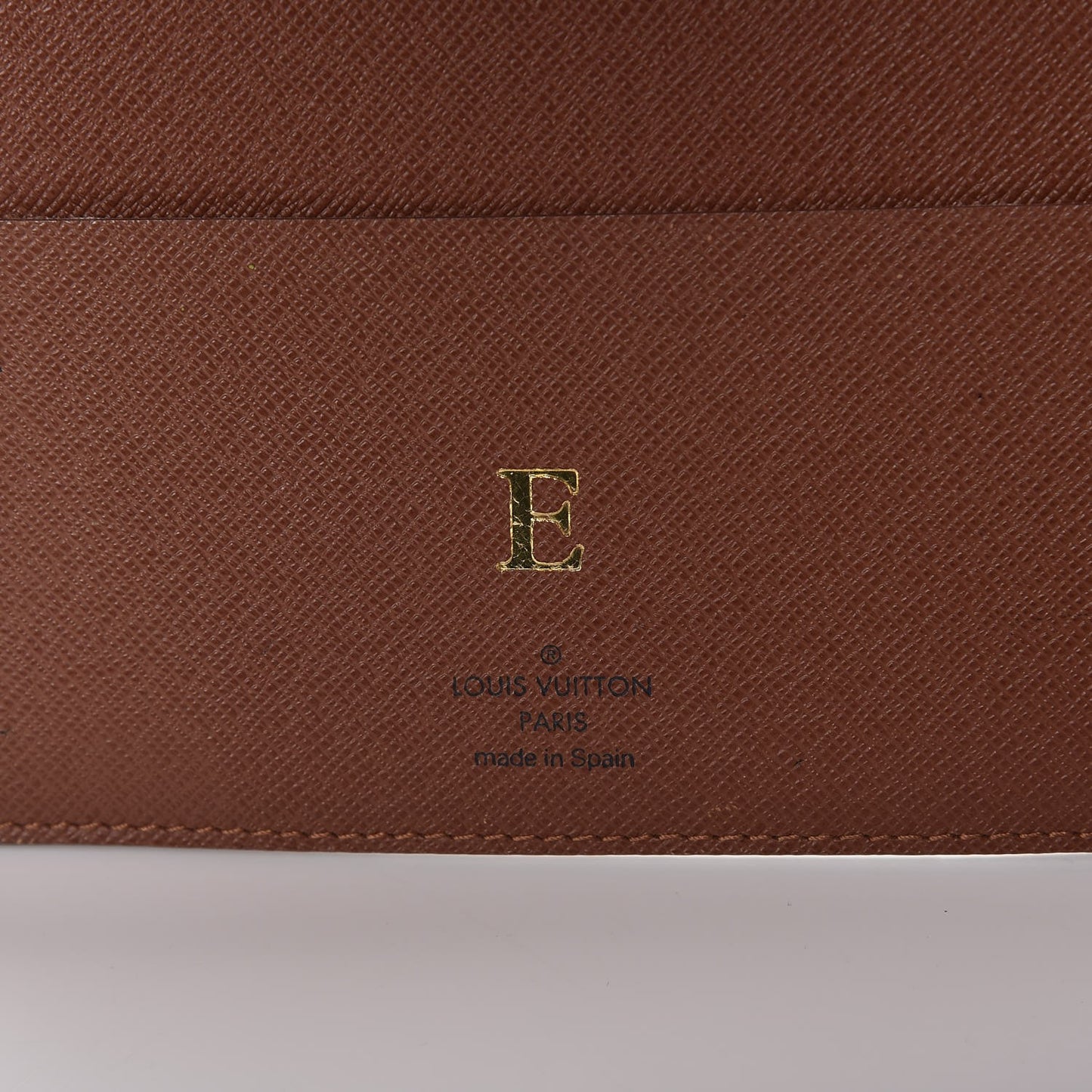Monogram Desk Agenda Cover