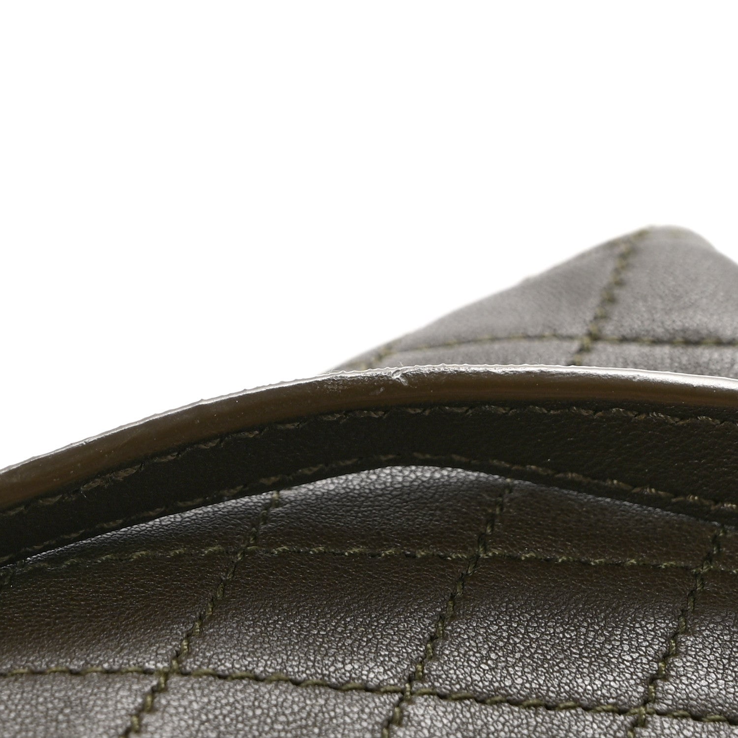 Saint Laurent Lambskin Quilted Gaby Zipped Pouch 14 of 14
