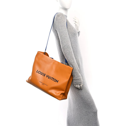 Louis Vuitton Cowhide Shopper Bag MM Safran 2 of 9