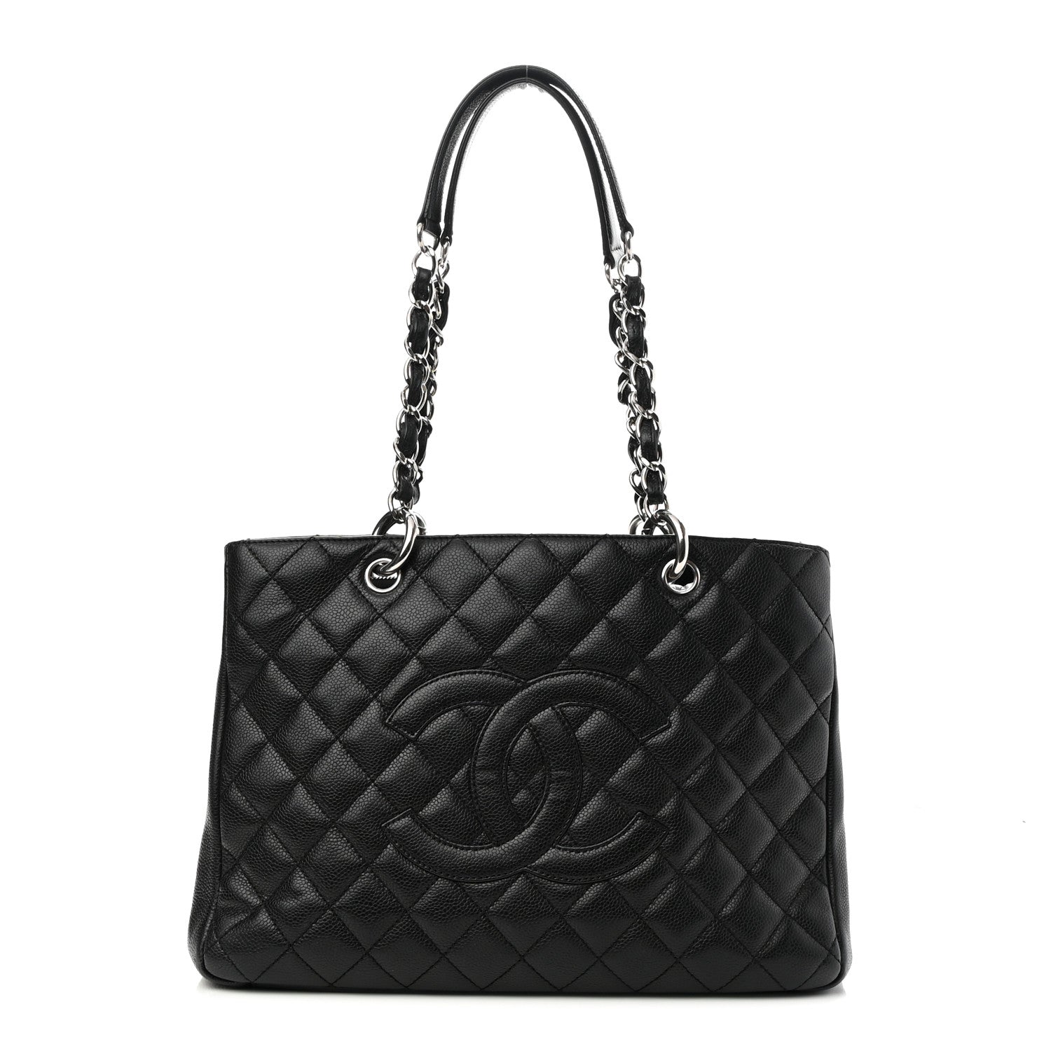 Chanel Caviar Quilted Grand Shopping Tote GST Black 1 of 9