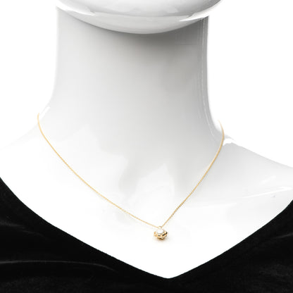 Tiffany 18K Yellow Gold Pearl Paloma Picasso Olive Leaf Pendant Necklace 2 of 6