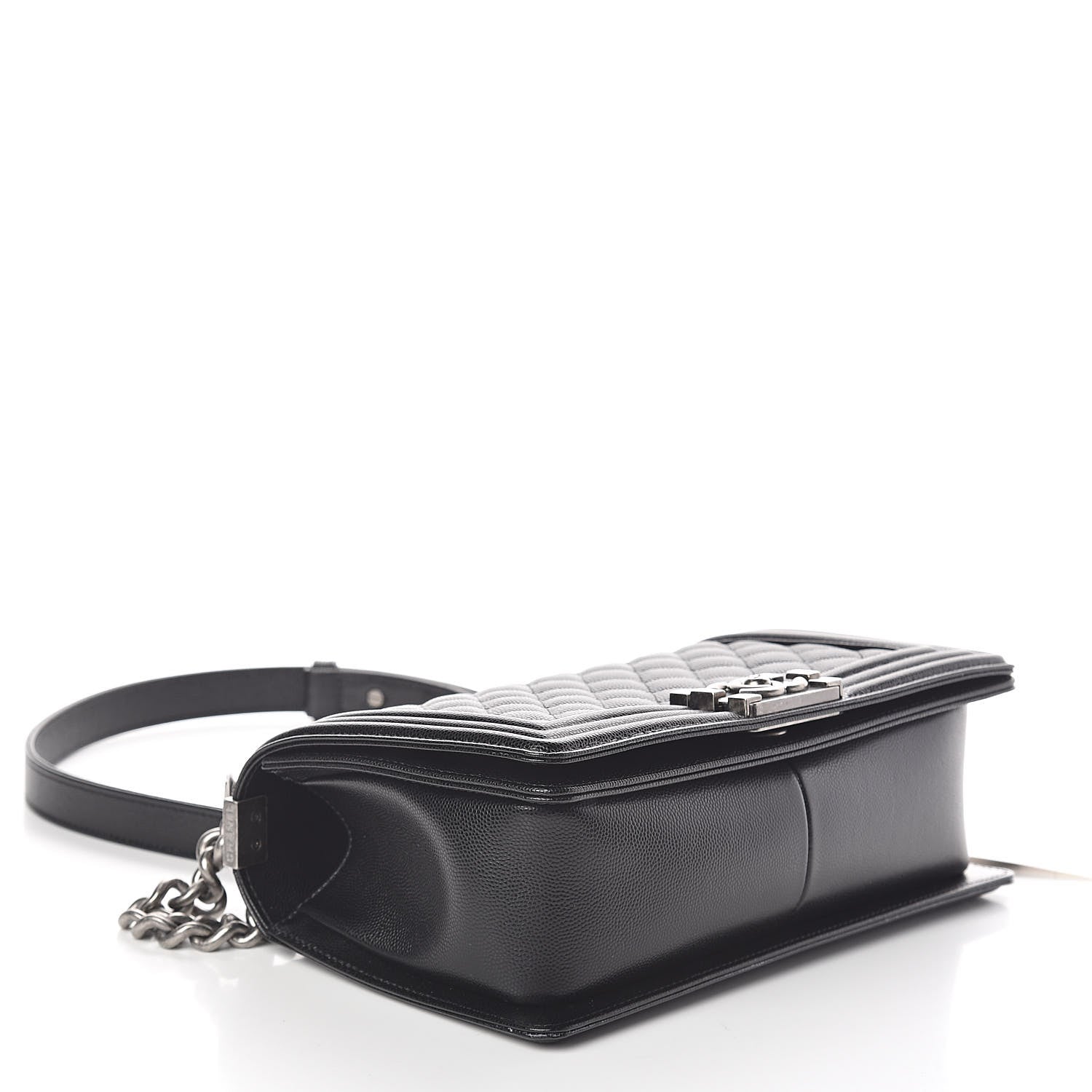 Chanel Caviar Quilted Medium Boy Flap Black 4 of 11