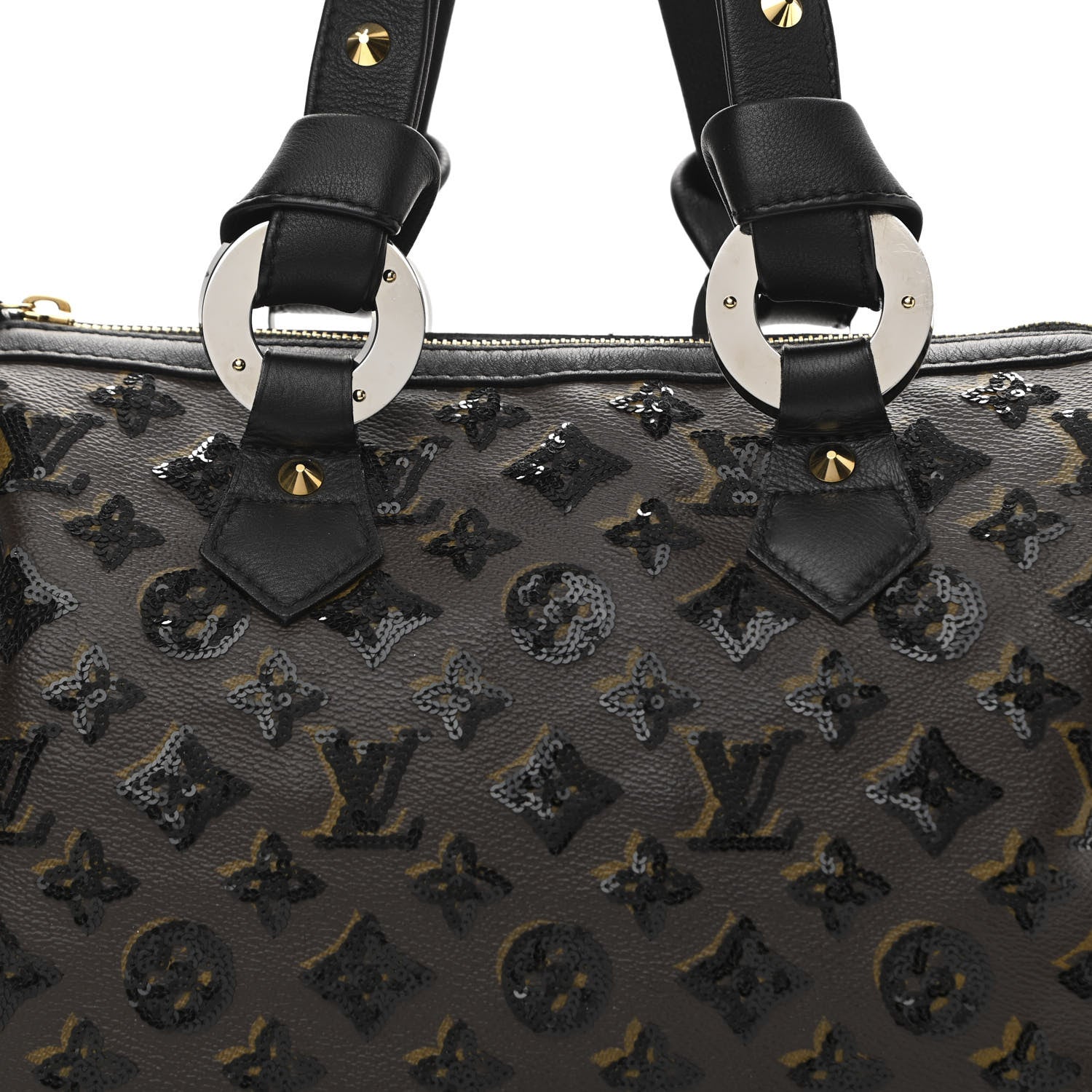 Louis Vuitton Monogram Sequins Eclipse Speedy 28 Black 12 of 12
