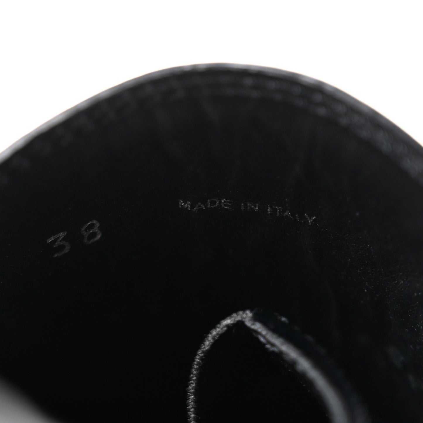 Spazzolato Metal Triangle Logo 50mm Loafers 38 Black