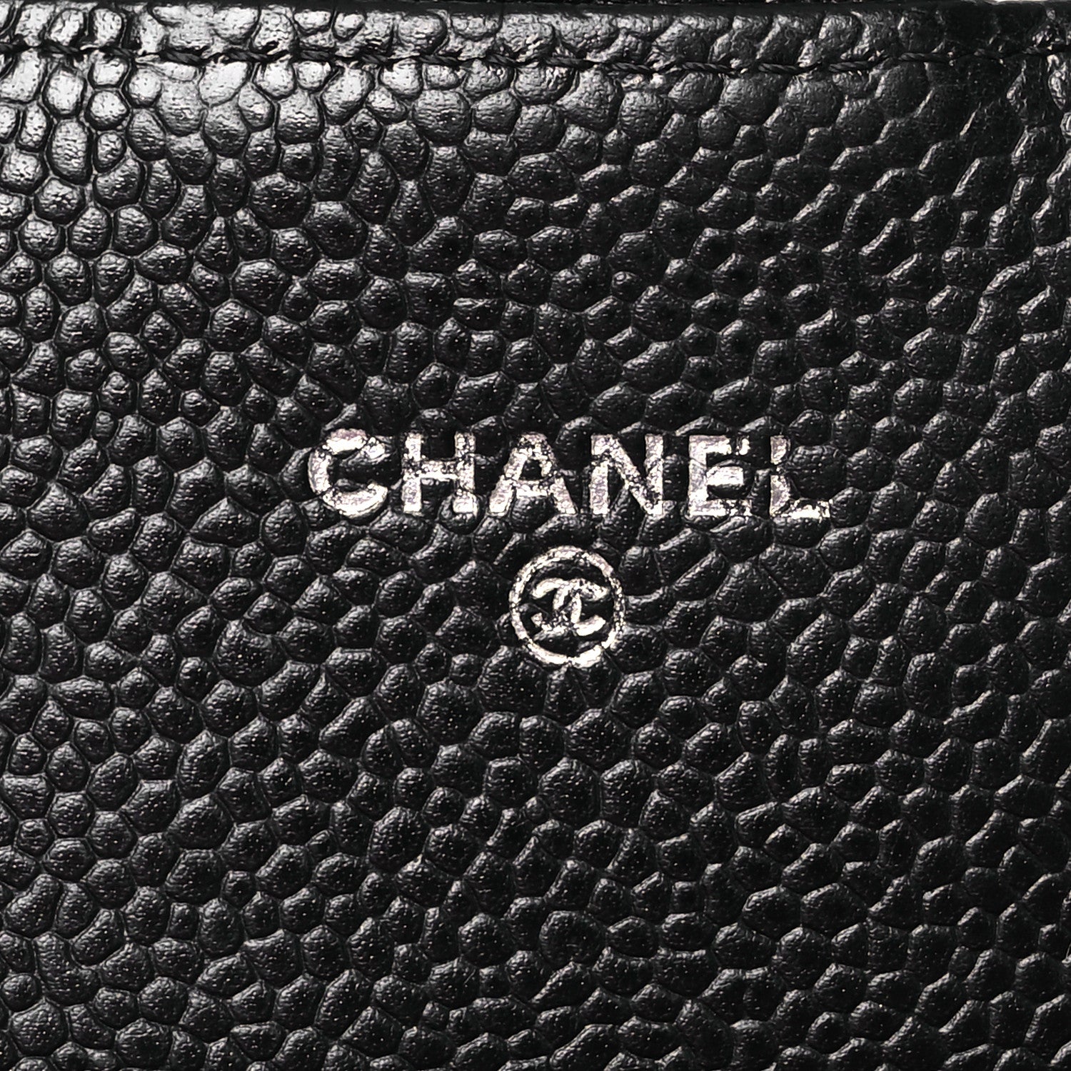 Chanel Caviar Quilted Large Gusset Flap Wallet Black 9 of 13