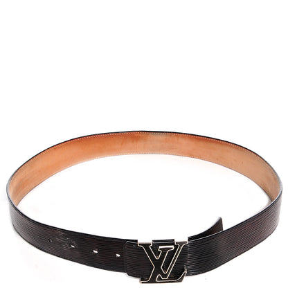 Louis Vuitton Epi Electric Initials Belt 80 32 Black 1 of 5