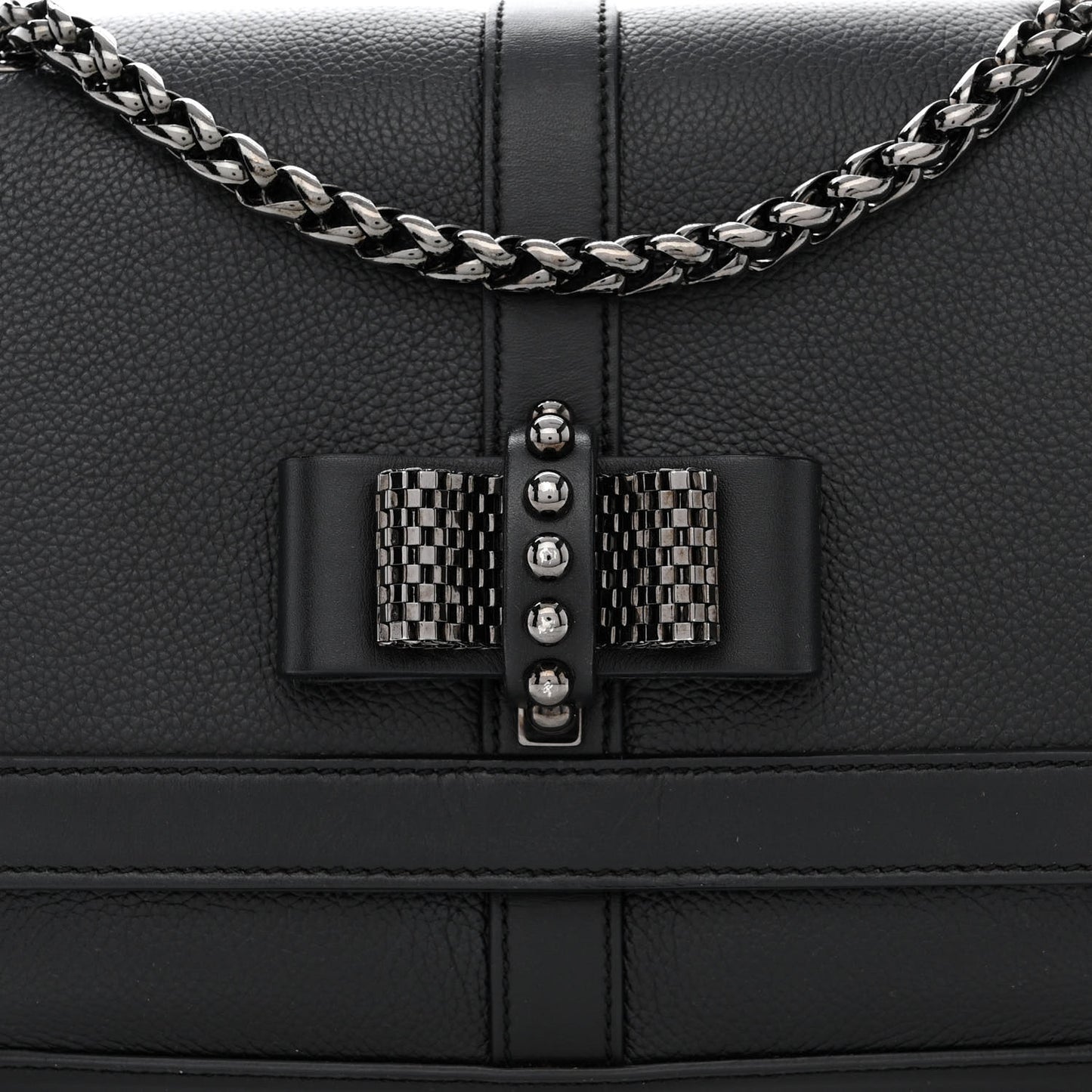 Calfskin Small Sweet Charity NV Shoulder Bag Black