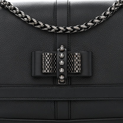 Christian Louboutin Calfskin Small Sweet Charity NV Shoulder Bag Black 8 of 10