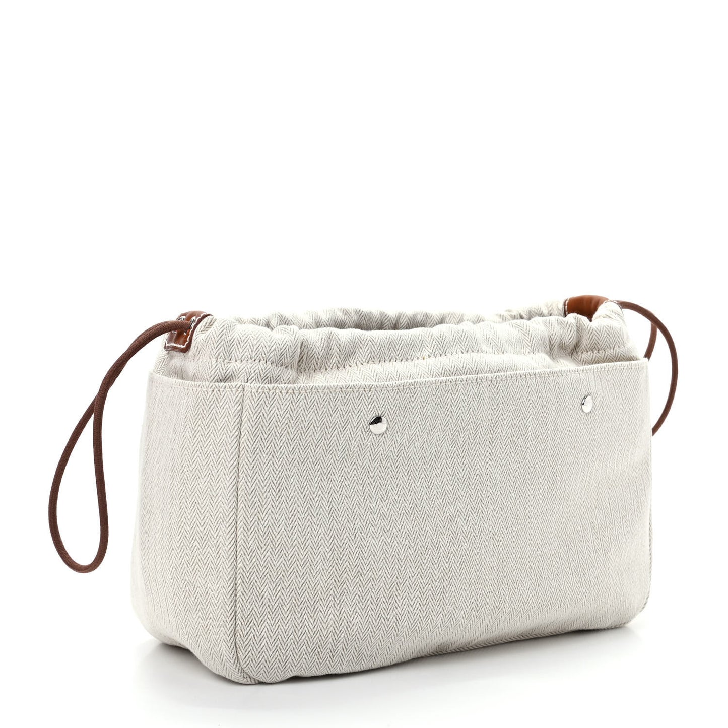 Canvas Barenia Fourbi 25 MM Pouch Naturel Fauve