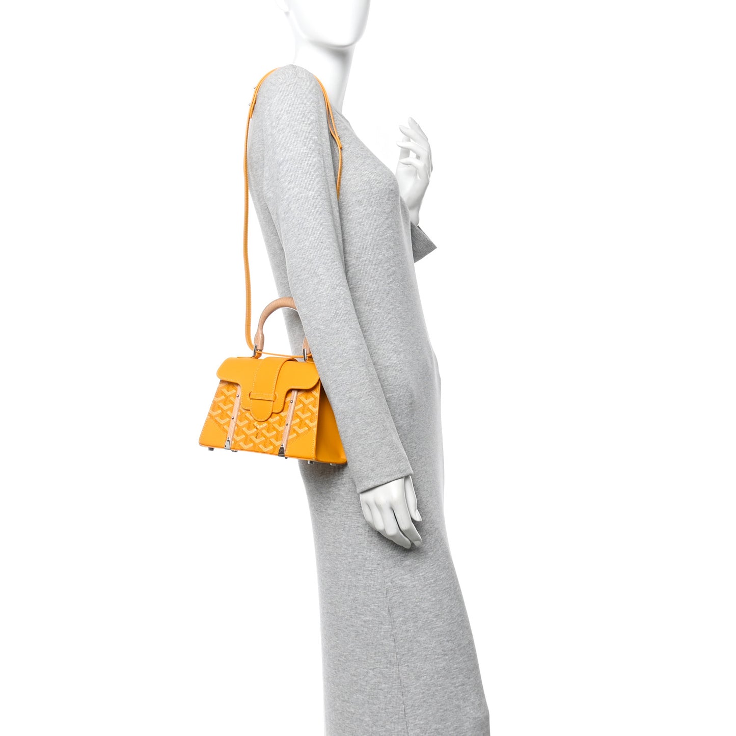 Goyardine Structure Mini Saigon Yellow