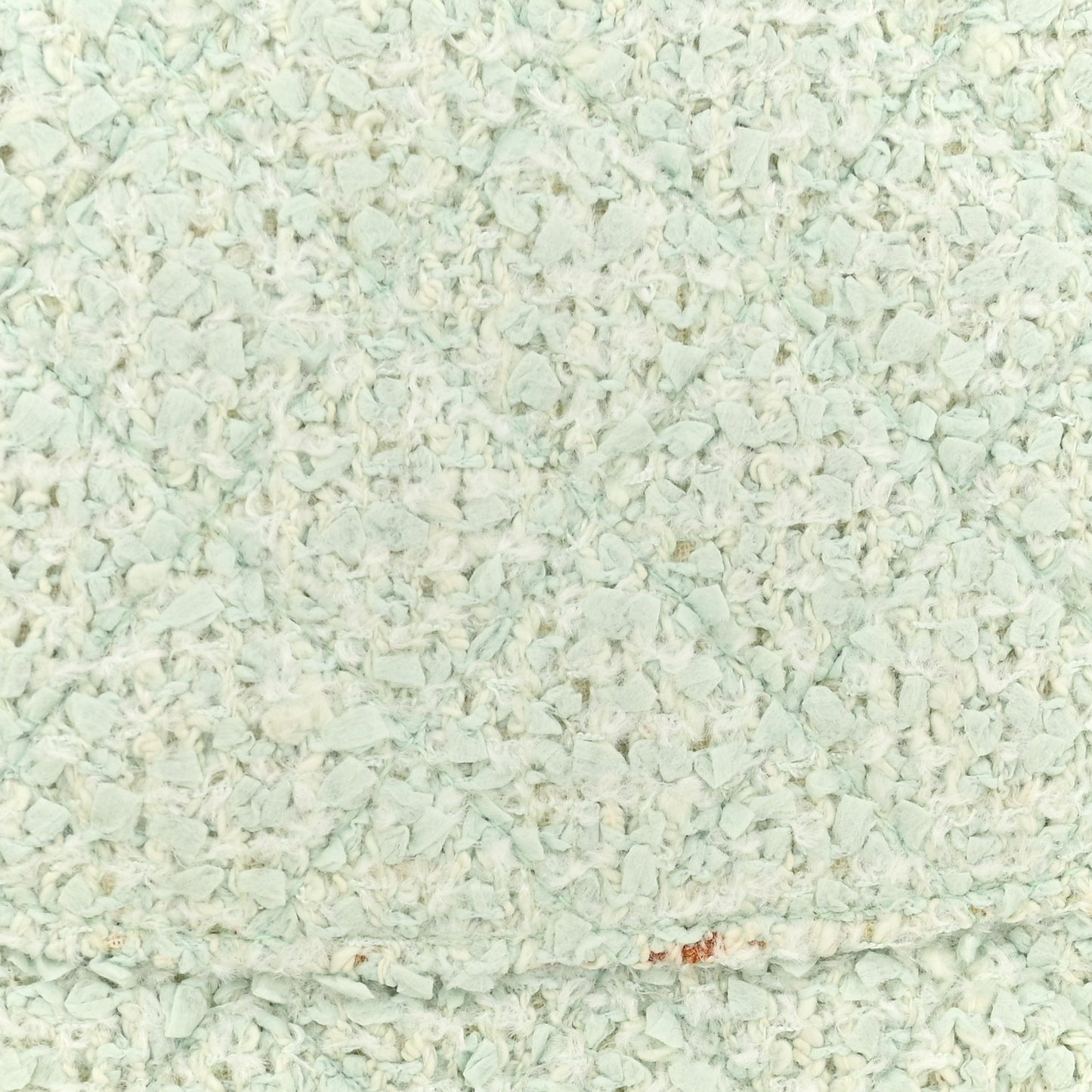 Tweed Medium Double Flap Light Turquoise