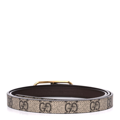 Gucci GG Supreme Monogram Jackie 1961 15mm Belt 100 40 Beige Brown 2 of 6